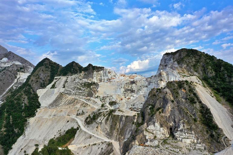 Marmergroeven van Carrara, Toscane