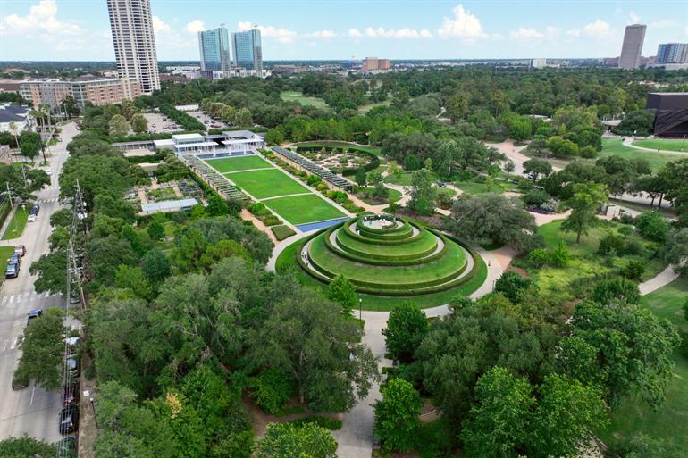 McGovern Centennial Gardens in het Hermann Park