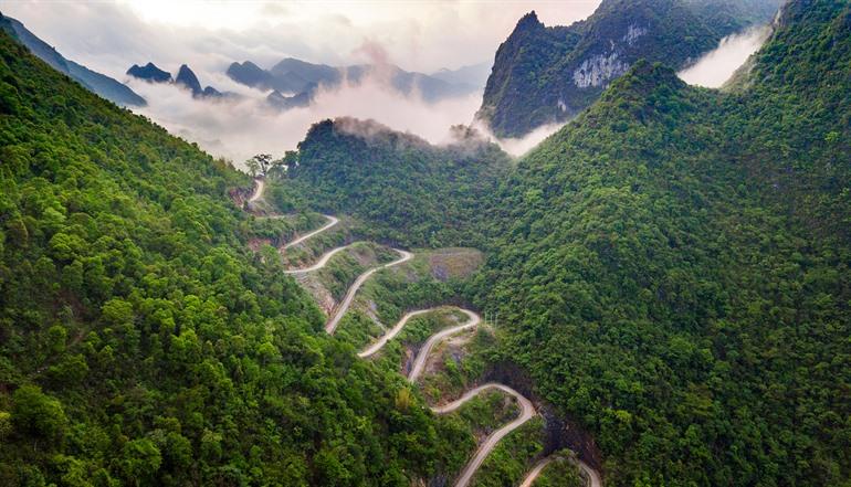 Me Pia pass in Cao Bang