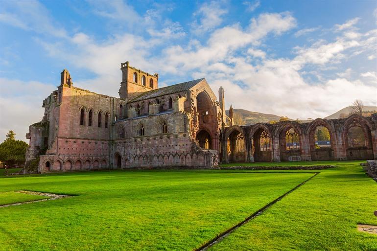 Melrose Abbey, Schotland