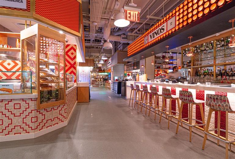Mercado Little Spain in Hudson Yards, New York
