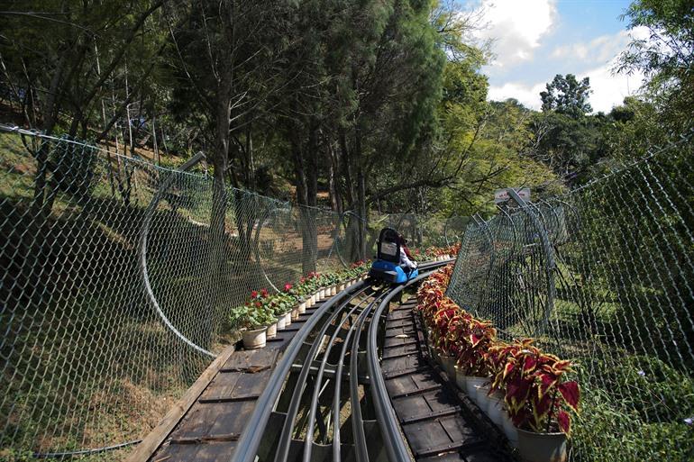 Met de rodelbaan naar de Datanla-waterval