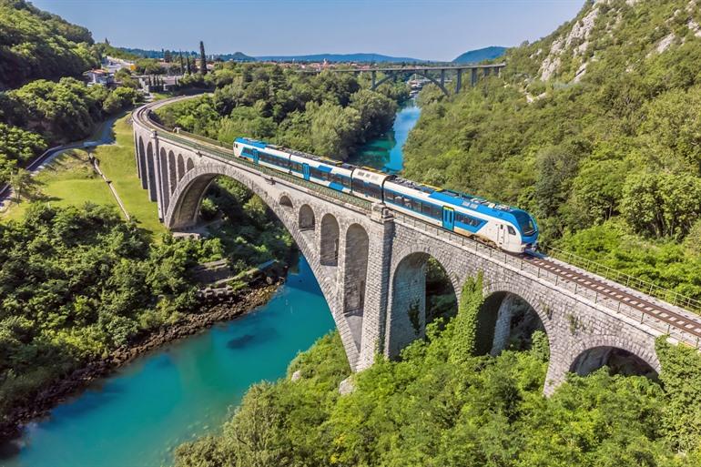 Met de trein door Slovenië