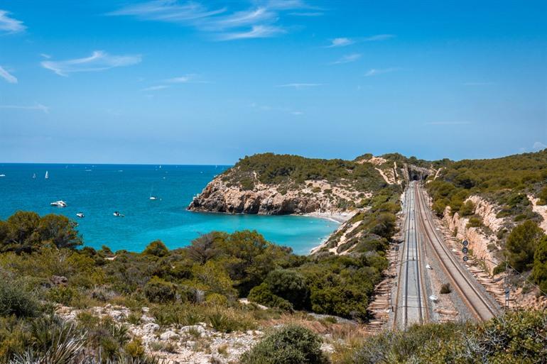 Met de trein naar Sitges