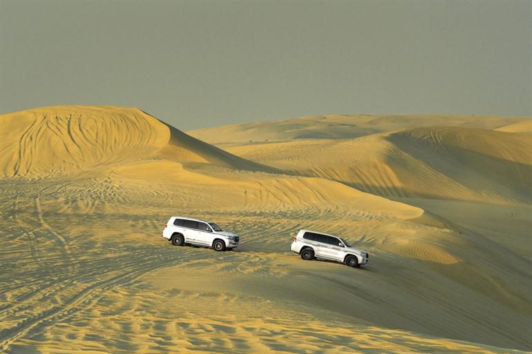 Met een Landrover door de woestijn