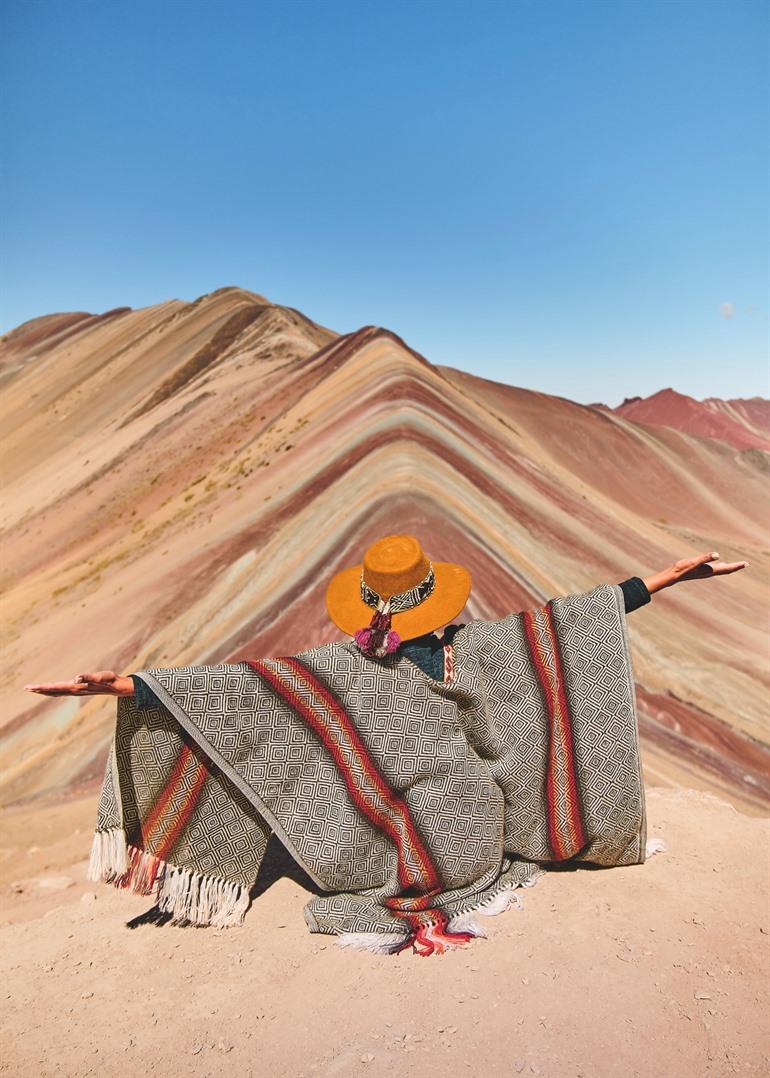 Met mooi weer op Vinicunca