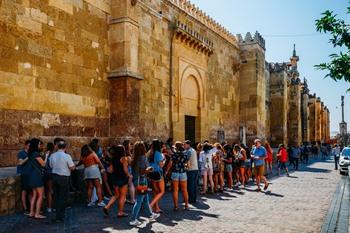 Mezquita wachtrijen Cordoba