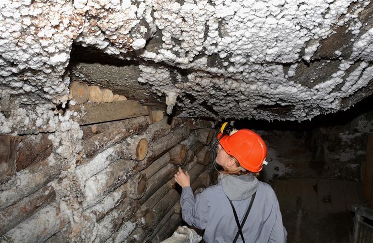 Mijnwerkersroute in de Wieliczka zoutmijn
