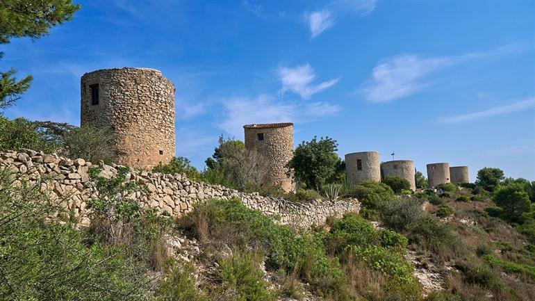 Molinos de la Plana de Jávea, Costa Blanca