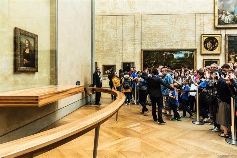 Mona Lisa in het Louvre