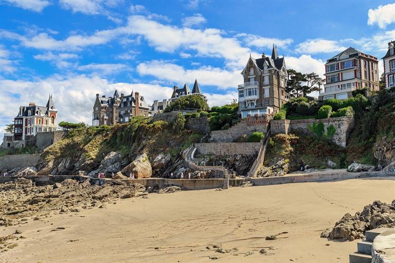 Mondaine badplaats Dinard, Bretagne