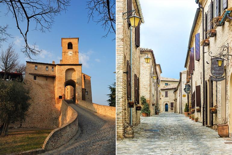 Montegridolfo bezoeken, Emilia-Romagna