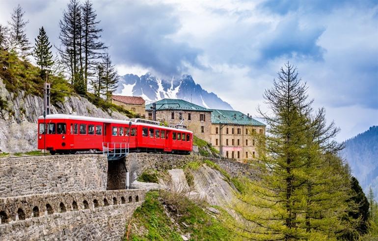 Montenvers bezoeken in de Franse Alpen