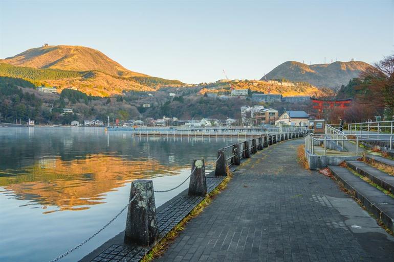 Motohakone bij Lake Ashi
