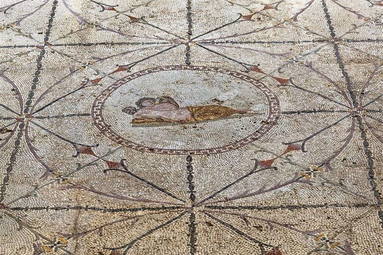 Mozaïeken in de Romeinse Villa Urbana in Risan