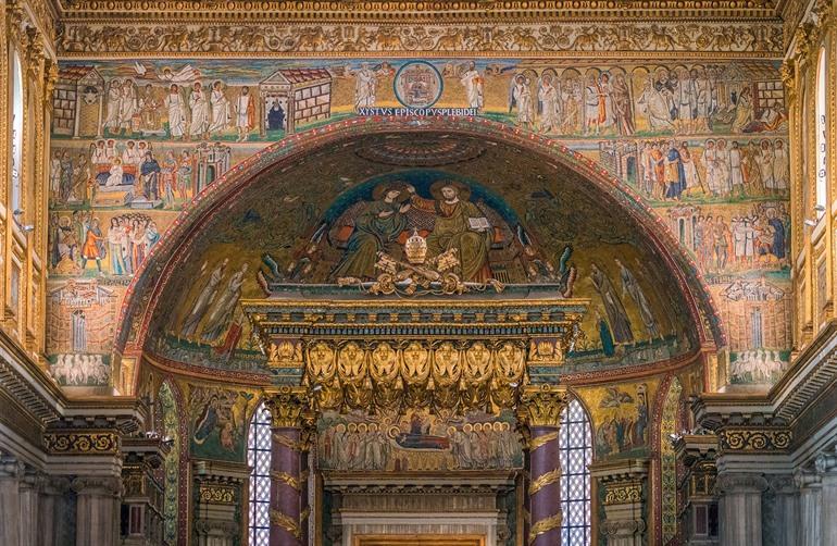 Mozaïeken in de Santa Maria Maggiore, Rome