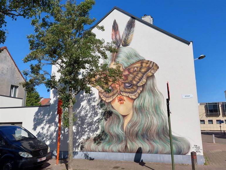 Murals en street-art in Oostende: Chrystal Ship