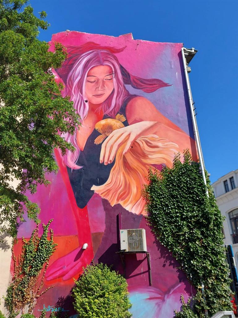 Murals en street-art in Oostende: Chrystal Ship