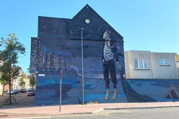 Murals en street-art in Oostende: Chrystal Ship