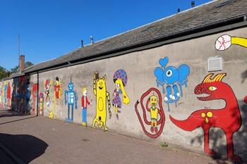 Murals en street-art in Oostende: Chrystal Ship