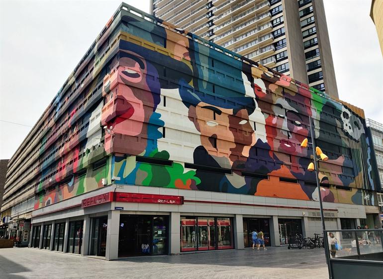 Muurschildering SozyOne, Oostende