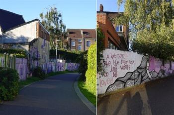 Muurschilderingen langs het Brugbergpad, Leuven