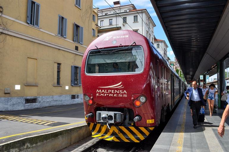 Naar het centrum van Milaan met de Malpensa express