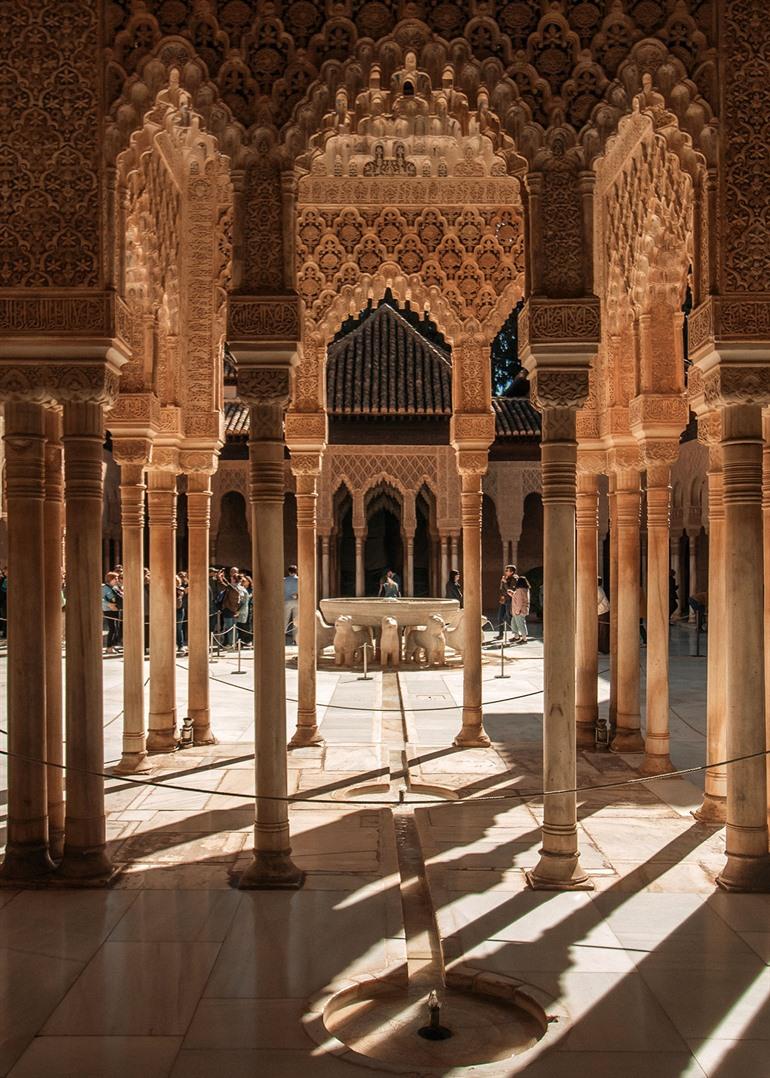 Nasrid paleizen binnen het Alhambra Granada
