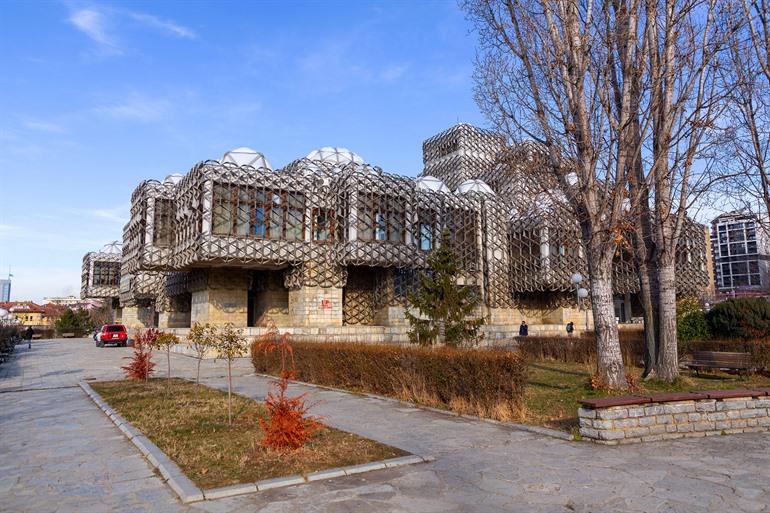 Nationale Universiteitsbibliotheek van Kosovo in Pristina