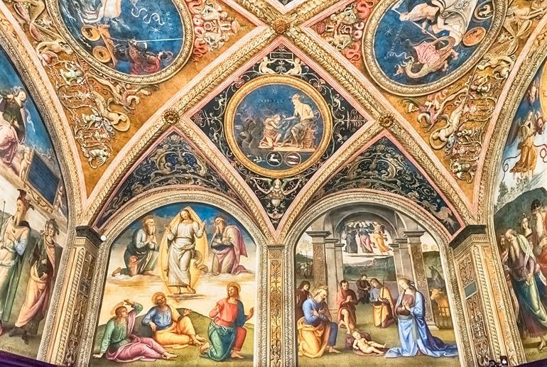 Nobile Collegio del Cambio fresco's in Palazzo dei Priori, Perugia