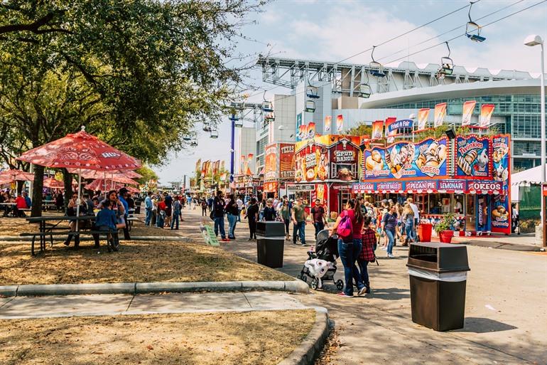 NRG stadium tijdens de Livestock Show & Rodeo