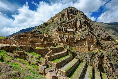 Ollantaytambo bezoeken in Peru