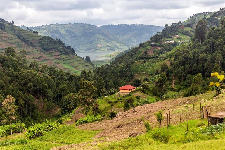 Omgeving Lake Bunyonyi