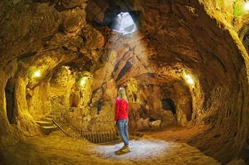 Ondergrondse stad Derinkuyu bezoeken, Cappadocië