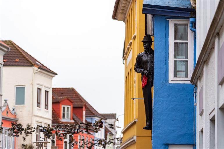 Ontdek de Duits-Deense cultuur en architectuur in Flensburg tijdens een rondleiding