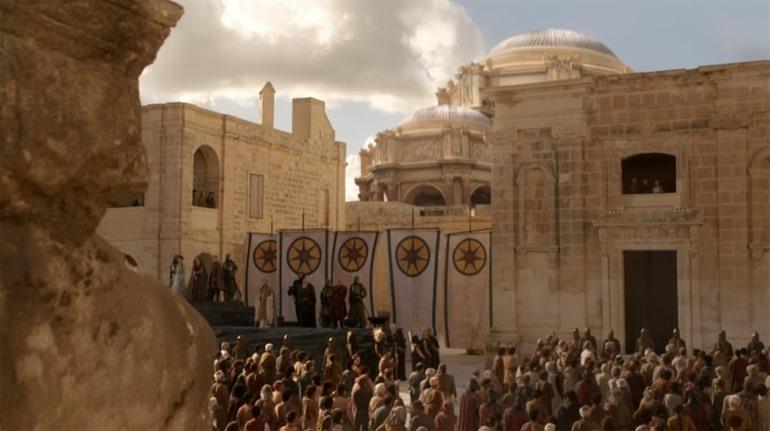 Onthoofding van Ned Stark fort Manoel