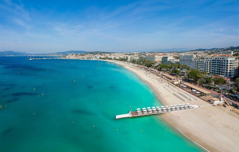 Ontspannen op de stranden van Cannes