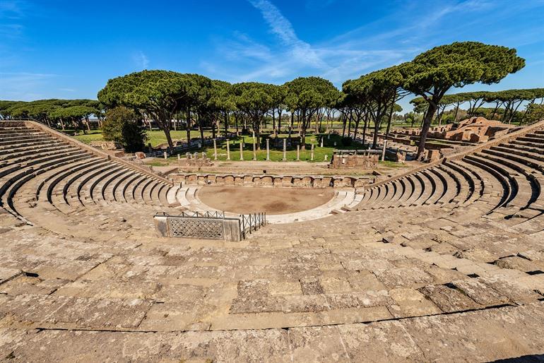 Ostia Antica, de oude haven in Rome bezoeken
