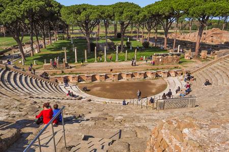 Ostia Antica in de buurt van Rome