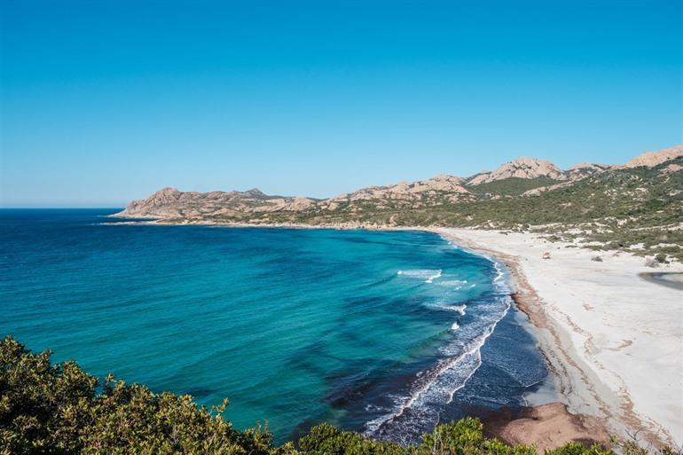 Ostriconi strand Corsica