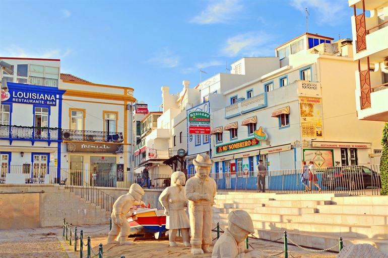 Oude binnenstad van Albufeira, Portugal