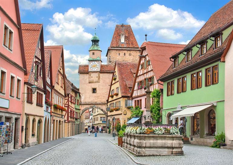 Oude binnenstad van Rothenburg ob der Tauber