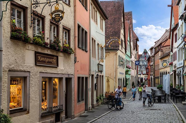 Oude binnenstad van Rothenburg ob der Tauber