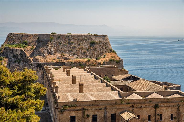 Oude Britse Ziekenhuis in Korfoe Stad