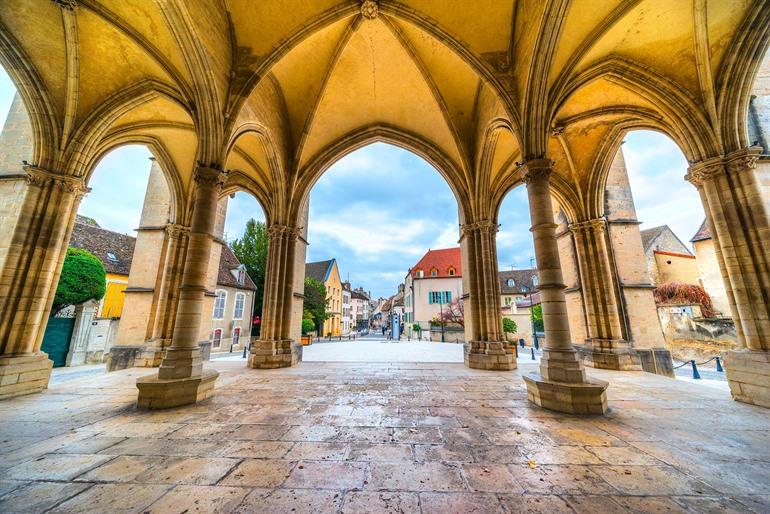Oude centrum van Beaune, Bourgogne
