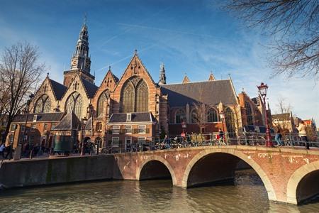 Oude kerk in Amsterdam 