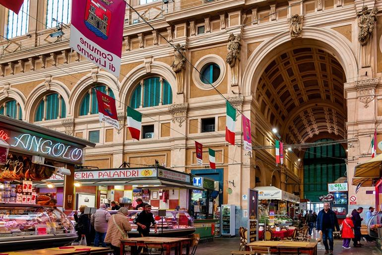 Overdekte markt van Livorno