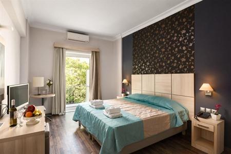 Overnachting in het prachtige Arion Hotel in het centrum van Corfu Stad