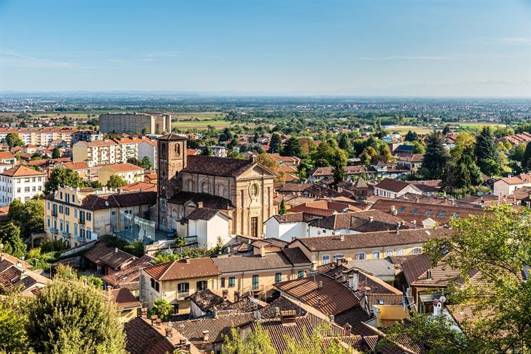 Overzicht Rivoli en de kerk van San Martino
