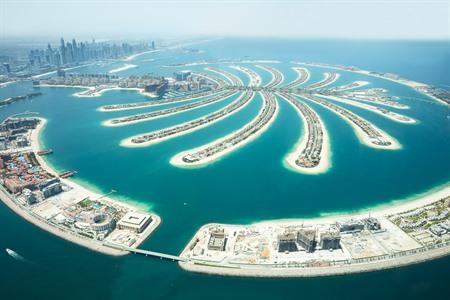 Palm Jumeirah in Dubai, VAE